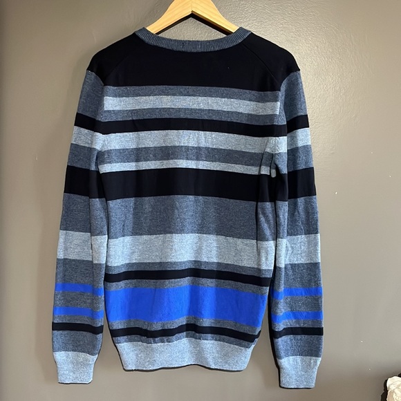 Hugo Boss Extra Fine Lambswool Stripe Sweater - Picture 3 of 12